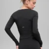 Camiseta de manga larga Alo Softsculpt Precision - Negro