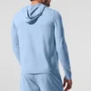 Camiseta de manga larga con capucha Conquer Reform - Azul concha