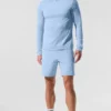 Camiseta de manga larga con capucha Conquer Reform - Azul concha