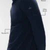 Camiseta de manga larga con capucha Conquer Reform - Azul marino