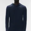 Camiseta de manga larga con capucha Conquer Reform - Azul marino