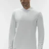 Camiseta de manga larga con capucha Conquer Reform - Blanco