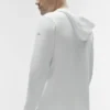 Camiseta de manga larga con capucha Conquer Reform - Blanco