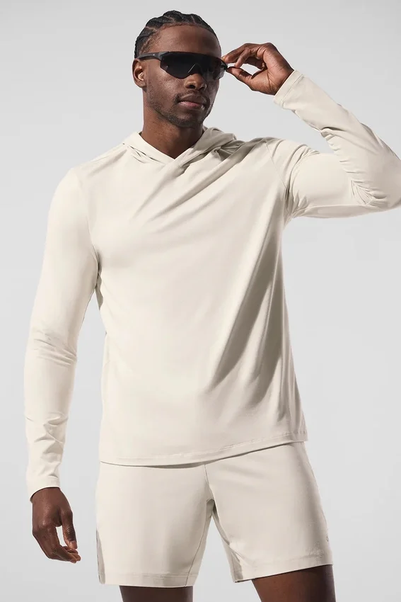 Camiseta de manga larga con capucha Conquer Reform - Bone