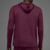 Camiseta de manga larga con capucha Conquer Reform - Burgundy