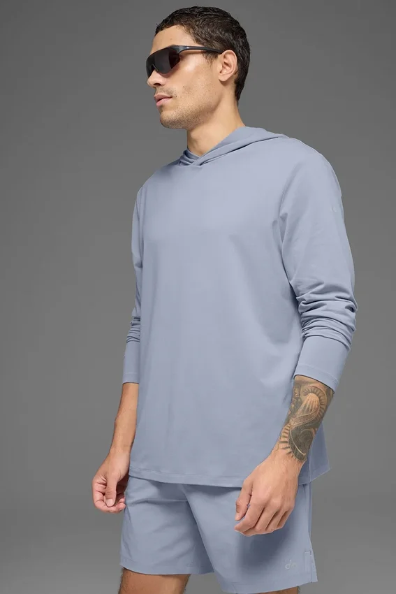 Camiseta de manga larga con capucha Conquer Reform - Escarcha invernal