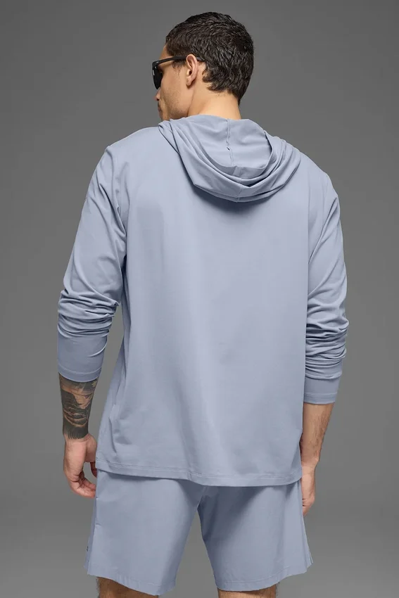 Camiseta de manga larga con capucha Conquer Reform - Escarcha invernal
