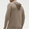 Camiseta de manga larga con capucha Conquer Reform - Grava