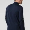Camiseta de manga larga con cuello alto Conquer Reform - Azul marino