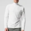 Camiseta de manga larga con cuello alto Conquer Reform - Blanco