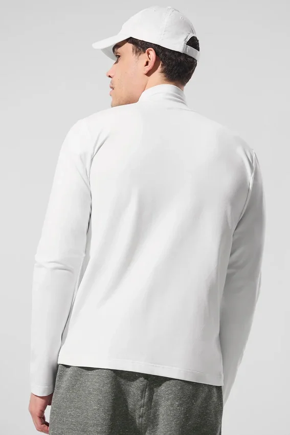 Camiseta de manga larga con cuello alto Conquer Reform - Blanco