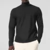 Camiseta de manga larga con cuello alto Conquer Reform - Negro