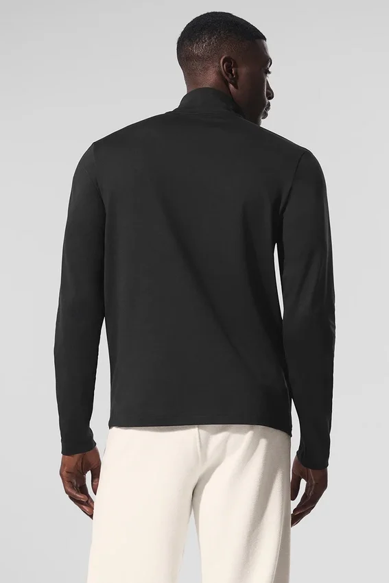 Camiseta de manga larga con cuello alto Conquer Reform - Negro