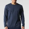 Camiseta de manga larga con cuello redondo Conquer Reform - Azul marino