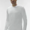 Camiseta de manga larga con cuello redondo Conquer Reform - Blanco