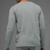 Camiseta de manga larga con cuello redondo Conquer Reform - Gris lunar