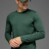 Camiseta de manga larga con cuello redondo Conquer Reform - Verde trébol