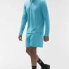 Camiseta de manga larga Conquer 1/4 Zip Reform - Blue Breeze