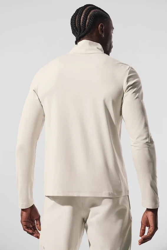 Camiseta de manga larga Conquer 1/4 Zip Reform - Bone