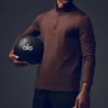 Camiseta de manga larga Conquer 1/4 Zip Reform - Brownstone