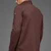 Camiseta de manga larga Conquer 1/4 Zip Reform - Brownstone