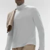 Camiseta de manga larga Conquer Reform con cremallera de 1/4 - Blanco