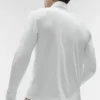 Camiseta de manga larga Conquer Reform con cremallera de 1/4 - Blanco