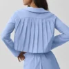 Camiseta de manga larga corta «Unmatched» - Azul Provenza claro