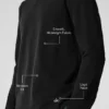 Camiseta de manga larga Double Take - Negro