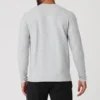 Camiseta de manga larga «Micro Waffle Fast Break» - Gris jaspeado deportivo