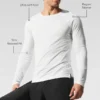 Camiseta de manga larga Triumph - Blanca