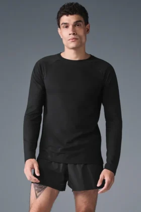 Camiseta de manga larga Triumph - Negro