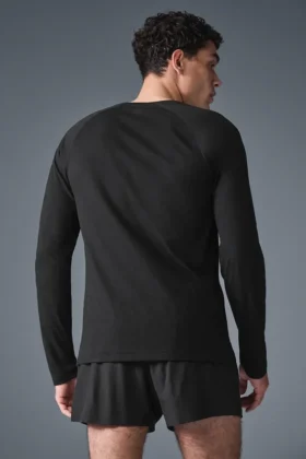 Camiseta de manga larga Triumph – Negro