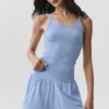 Camiseta de tirantes Adore de canalé - Azul Provenza claro