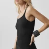Camiseta de tirantes Adore de punto elástico - Negro
