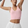 Camiseta de tirantes Airbrush Real Bra - Rosa vintage