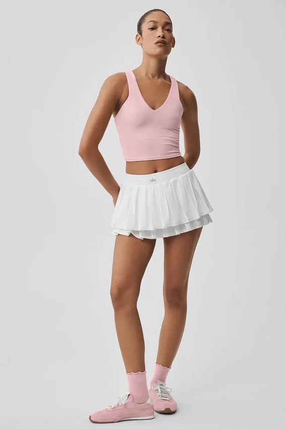 Falda de tenis «Double or Nothing» - Blanca