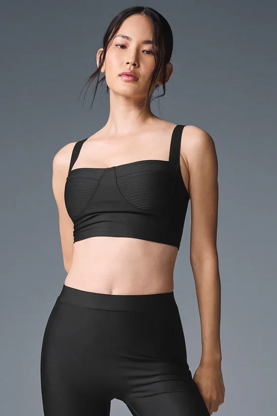 Camiseta de tirantes Airlift «Turn It Up» - Negro