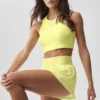 Camiseta de tirantes Aspire - Amarillo sol/Blanco