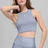 Camiseta de tirantes Aspire - Gris hielo/Blanco