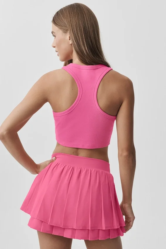 Camiseta de tirantes Aspire - Rosa paraíso/Blanco
