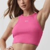 Camiseta de tirantes Aspire - Rosa paraíso/Blanco
