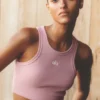 Camiseta de tirantes Aspire - Rosa vintage/Blanco