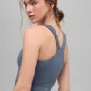 Camiseta de tirantes con efecto «Real Bra» y estampado con Airbrush - Bluestone