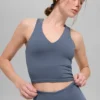 Camiseta de tirantes con efecto «Real Bra» y estampado con Airbrush - Bluestone