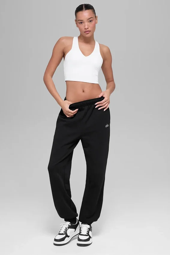 Camiseta de tirantes con Real Bra integrado «Airbrush» - Blanco