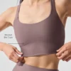 Camiseta de tirantes con sujetador Airlift Sleek - Color seta
