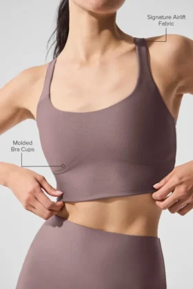 Camiseta de tirantes con sujetador Airlift Sleek – Color seta