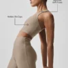 Camiseta de tirantes con sujetador Airlift Super Sleek - Grava