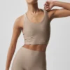 Camiseta de tirantes con sujetador Airlift Super Sleek - Grava